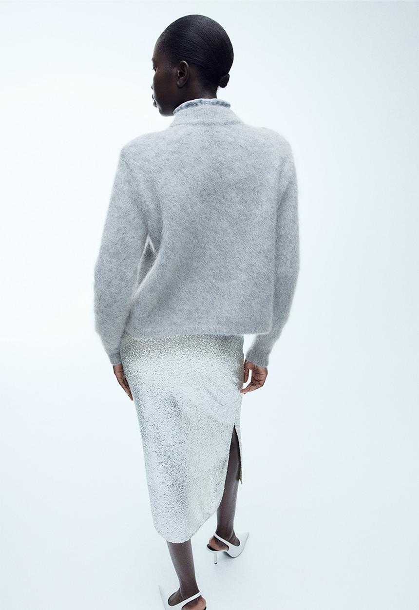 H&M - Mohair-blend jumper - grey