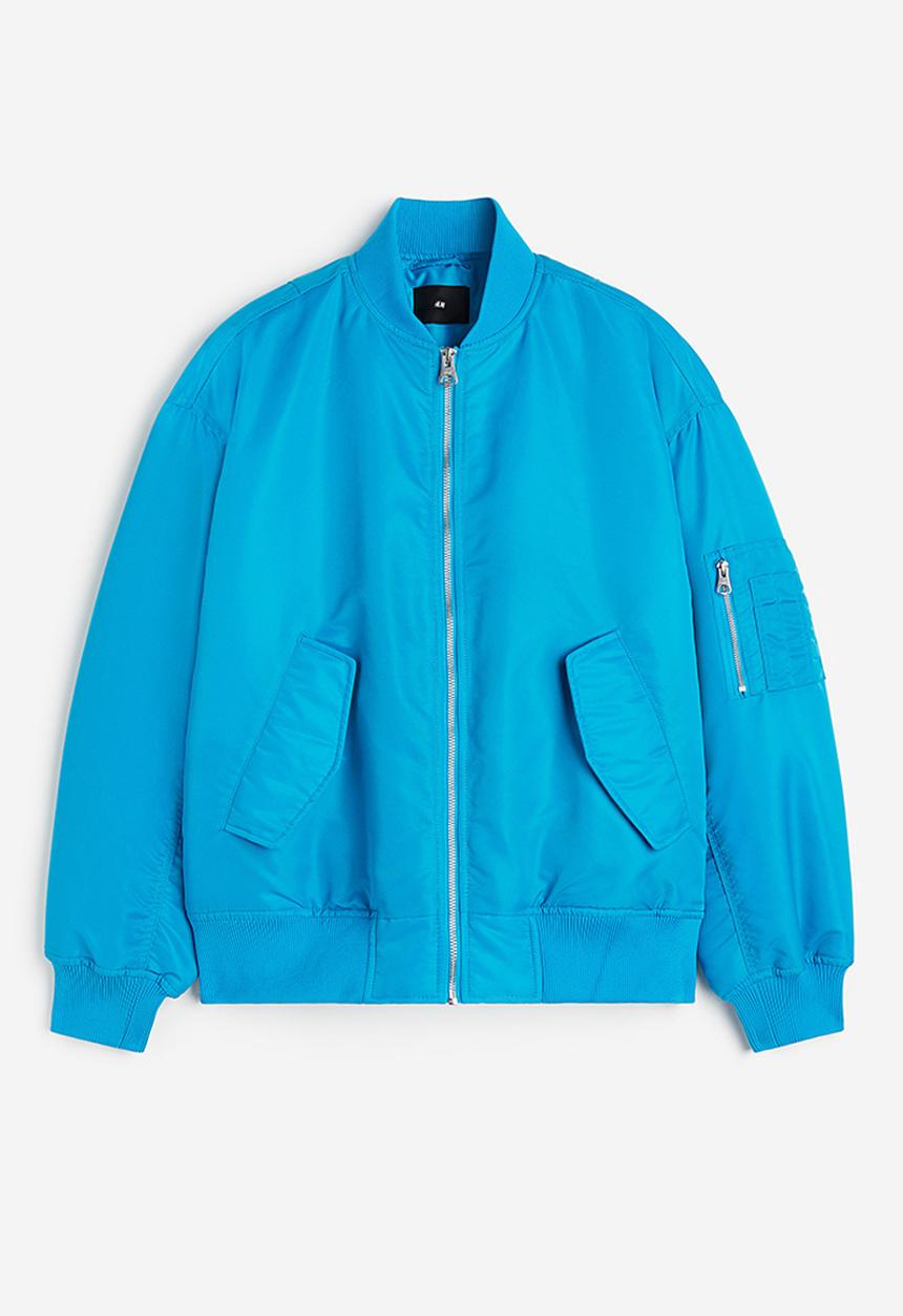 H&M - Loose fit bomber jacket - blue