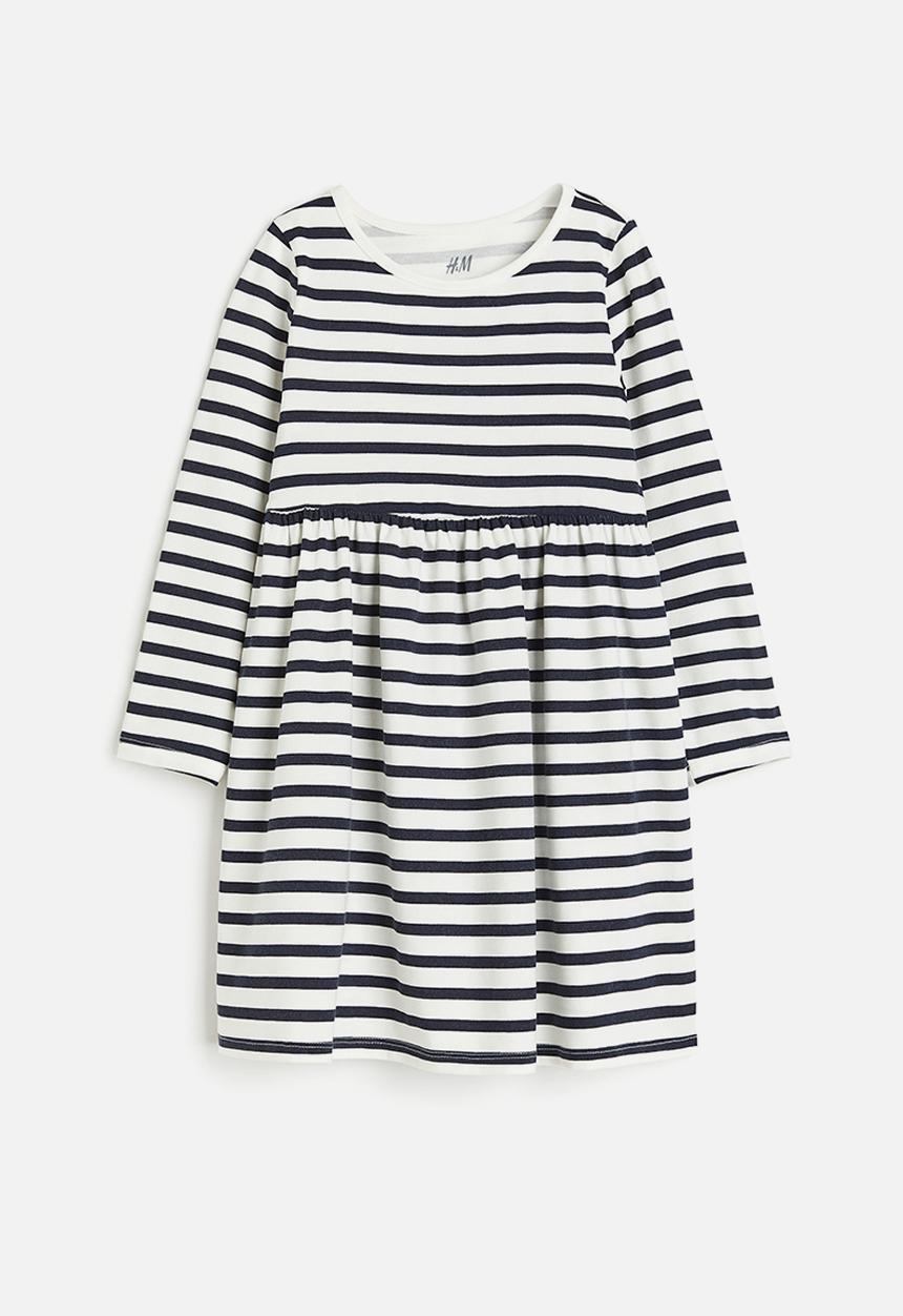 H&M - Patterned cotton dress - blue