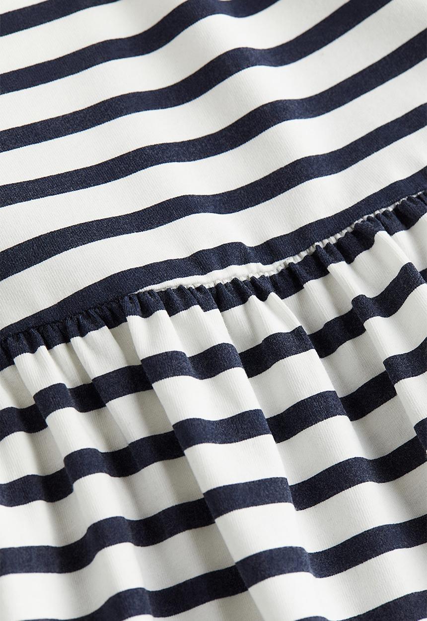 H&M - Patterned cotton dress - blue
