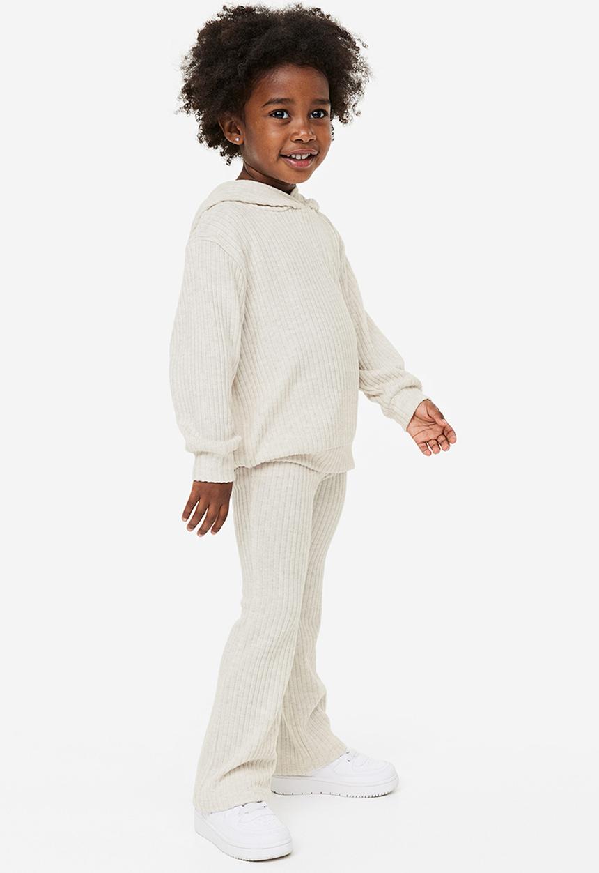 H&M - 2 piece hoodie and leggings set - beige