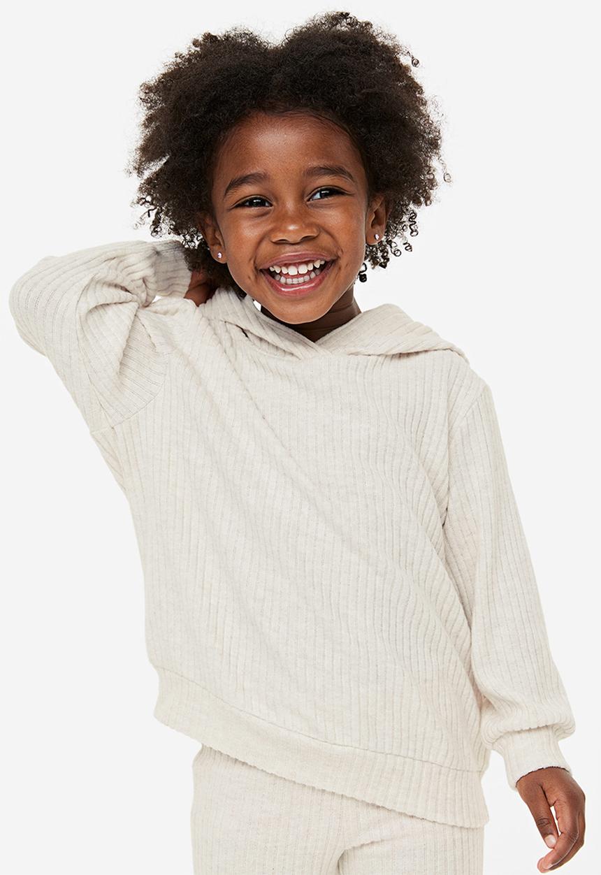 H&M - 2 piece hoodie and leggings set - beige
