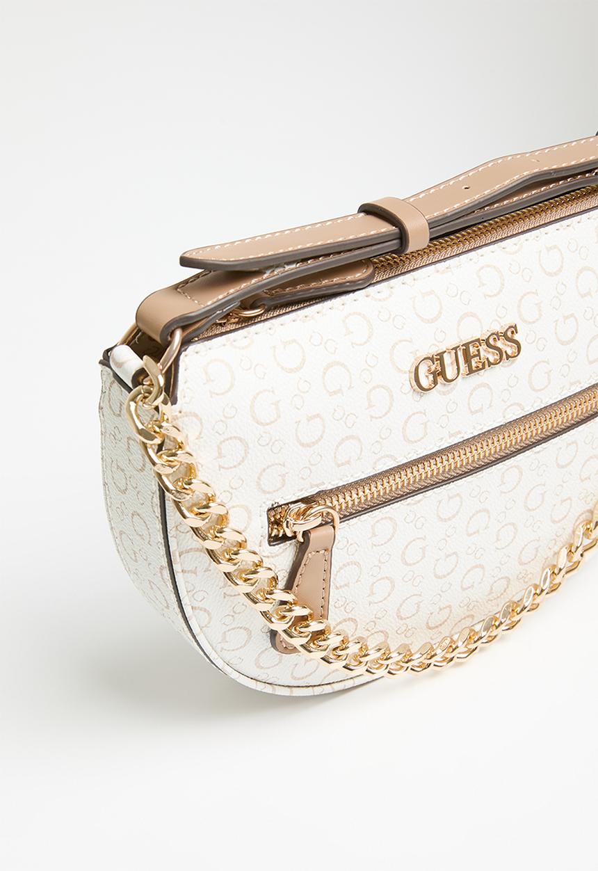 GUESS - Sylvester mini top zip - white