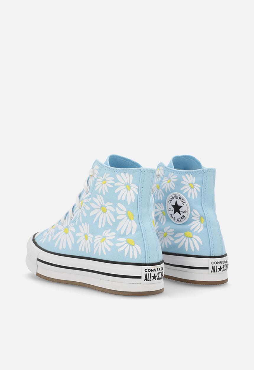 Converse - Chuck taylor all star lift platform floral - true sky/dandy lion/white