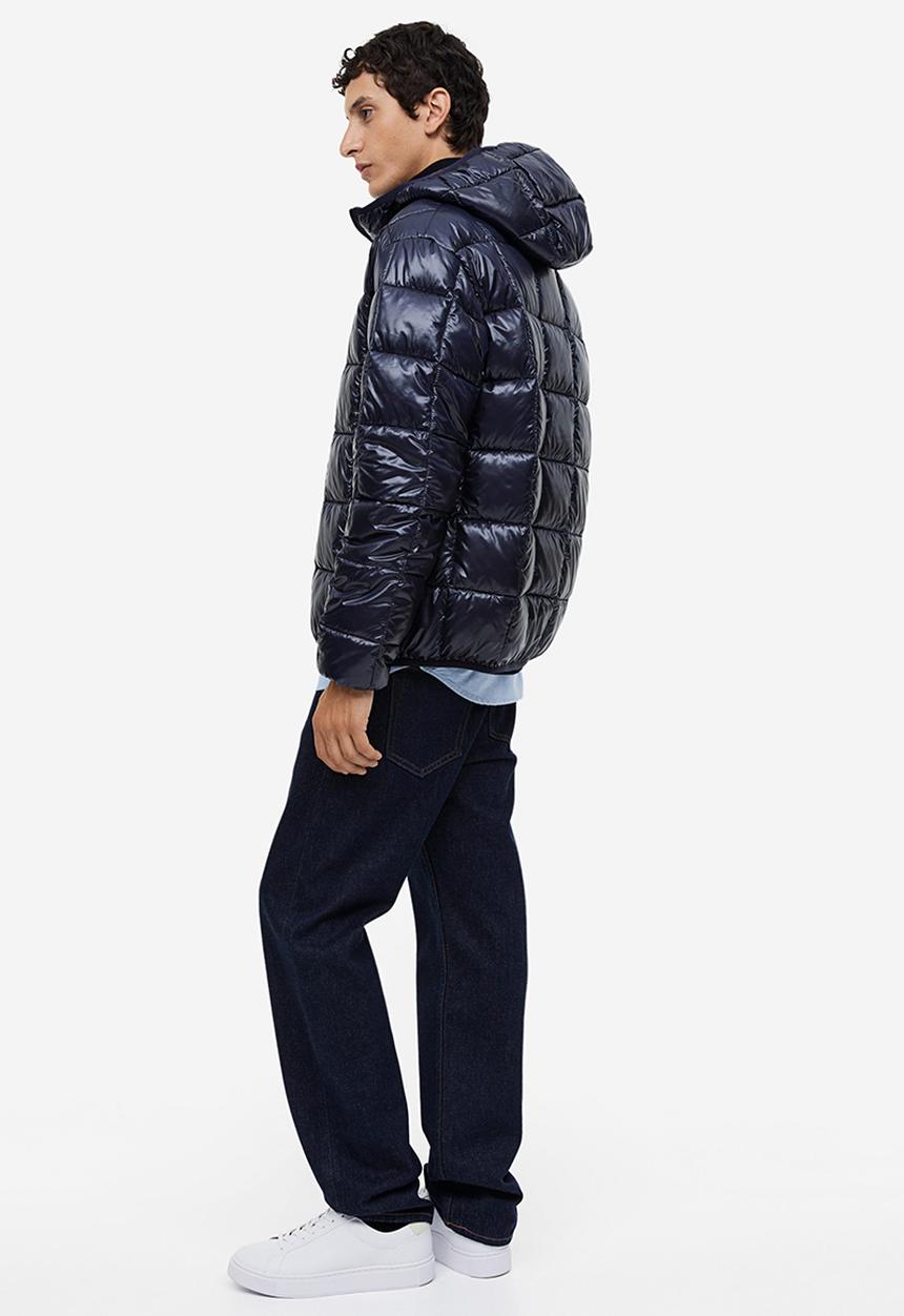 H&M - Regular fit lightweight puffer jacket - blue