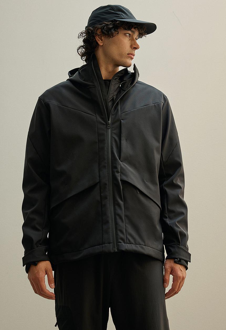 H&M - Water-repellent softshell jacket - black