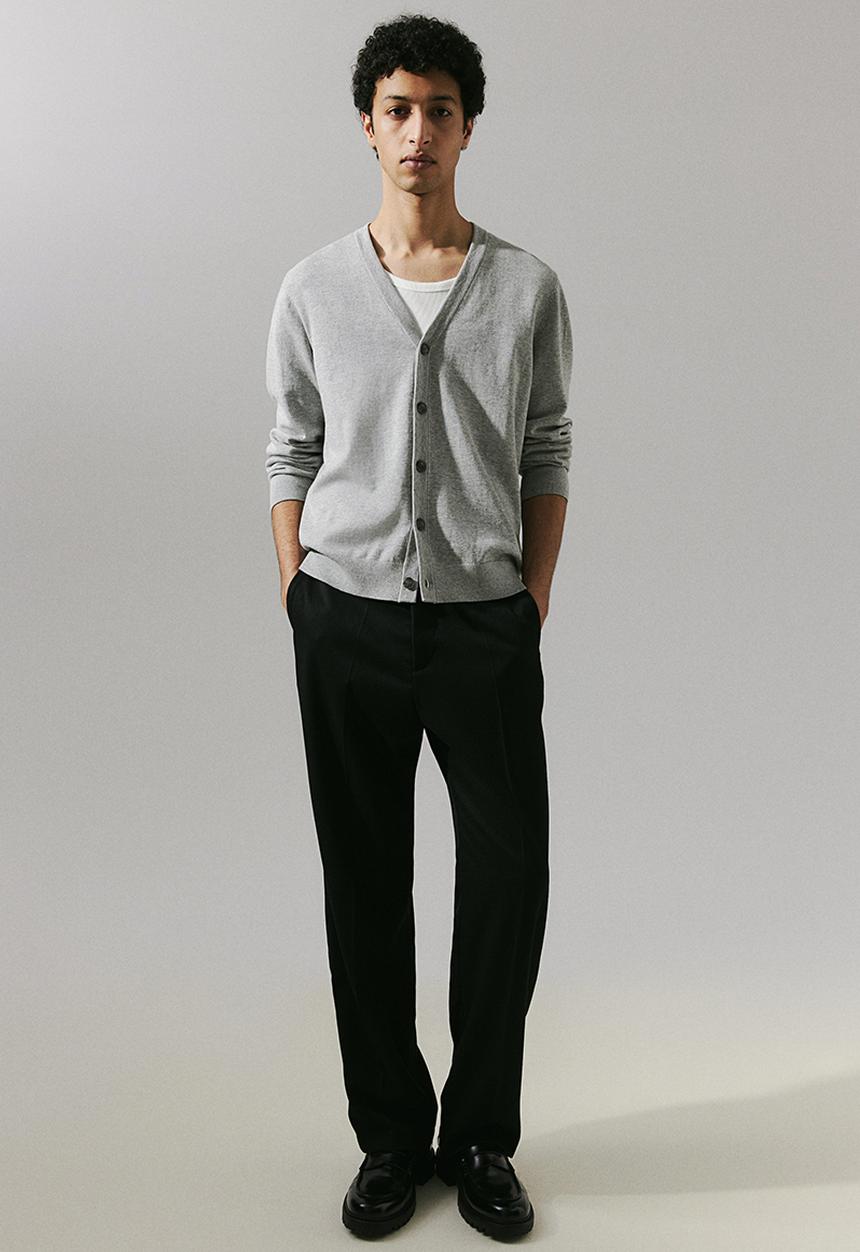 H&M - Cotton cardigan - grey