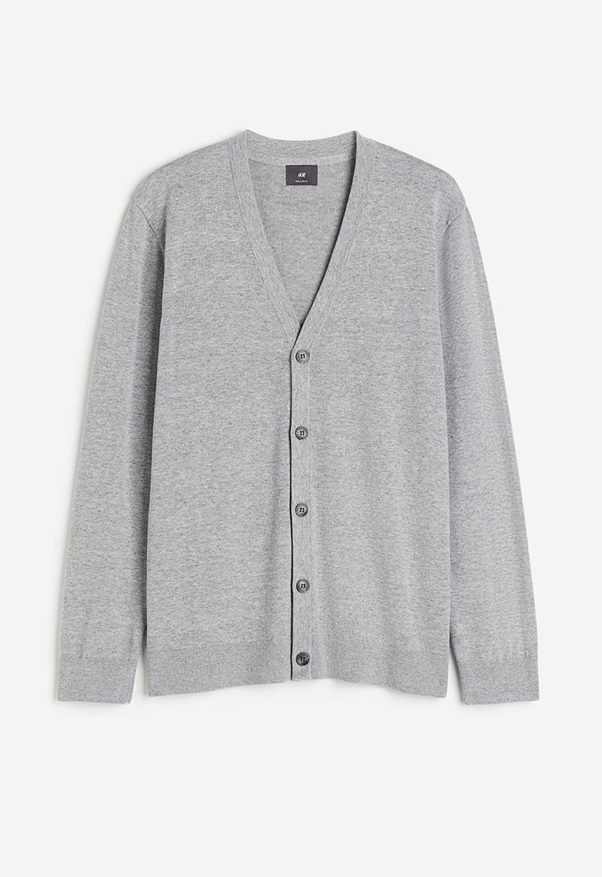 H&M - Cotton cardigan - grey