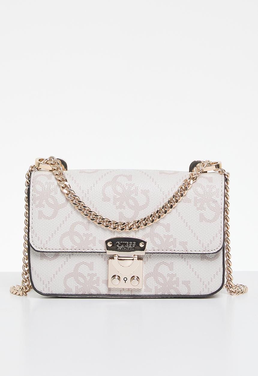 GUESS - Eliette logo mini cvtbl x flap - dove logo