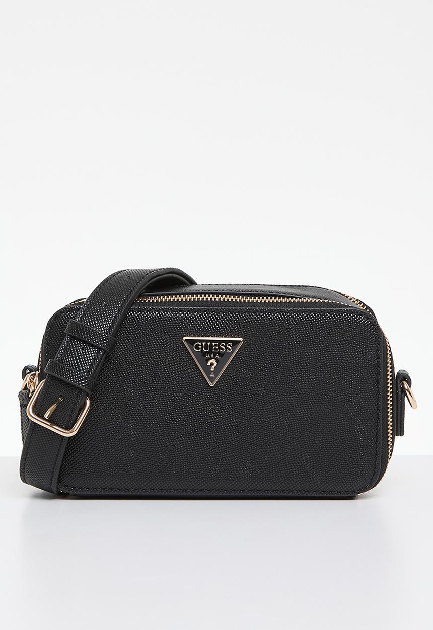 GUESS - Breana double zip crossbody - black