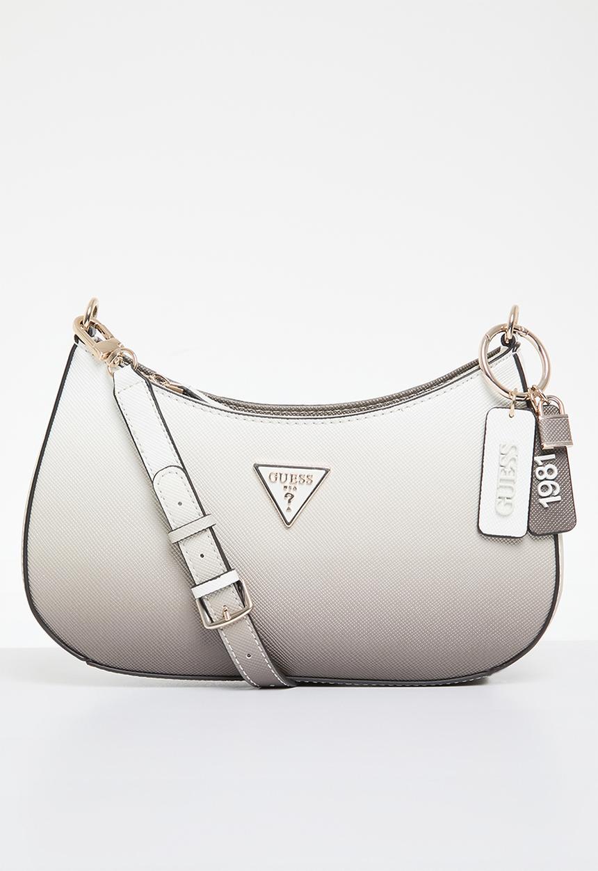 GUESS - Noelle top zip shoulder bag - grey