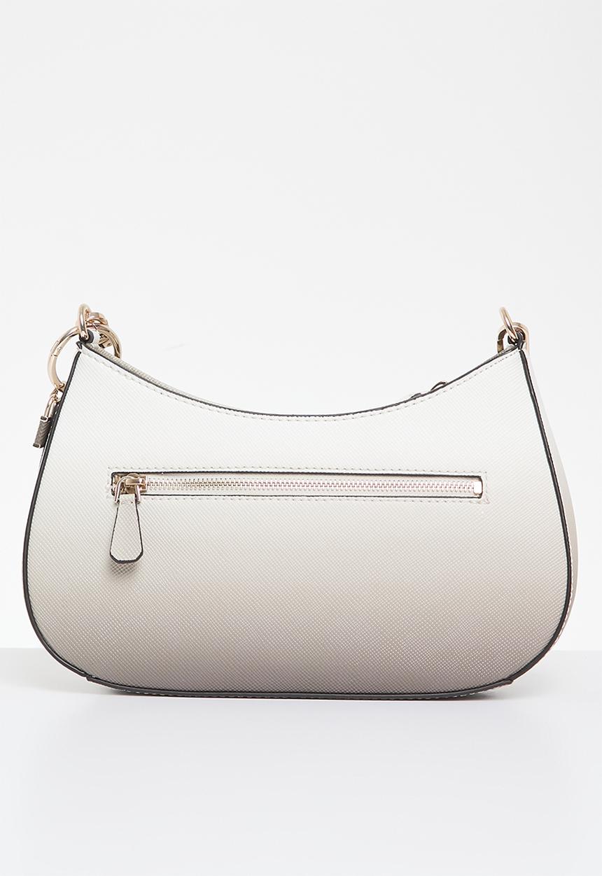 GUESS - Noelle top zip shoulder bag - grey