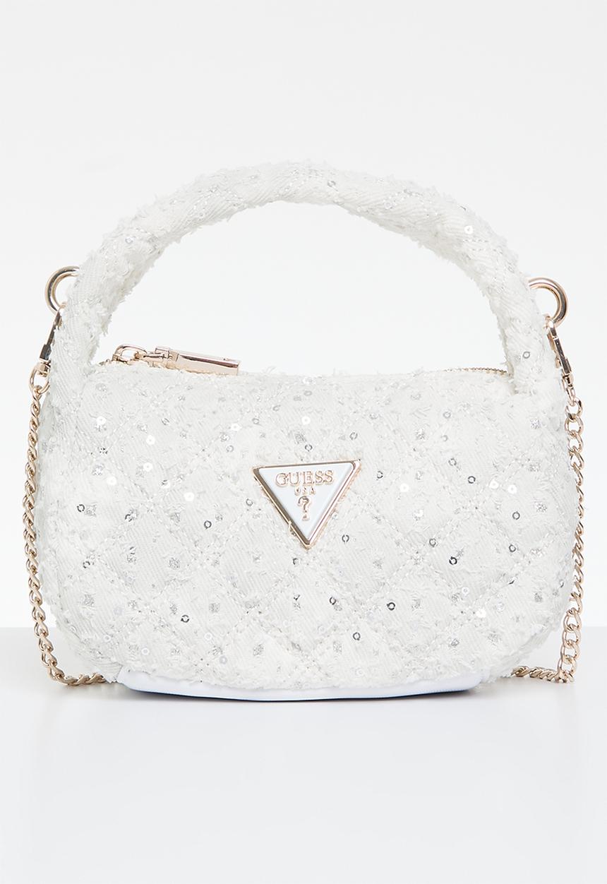 GUESS - Rianee quilt mini hobo - ivory