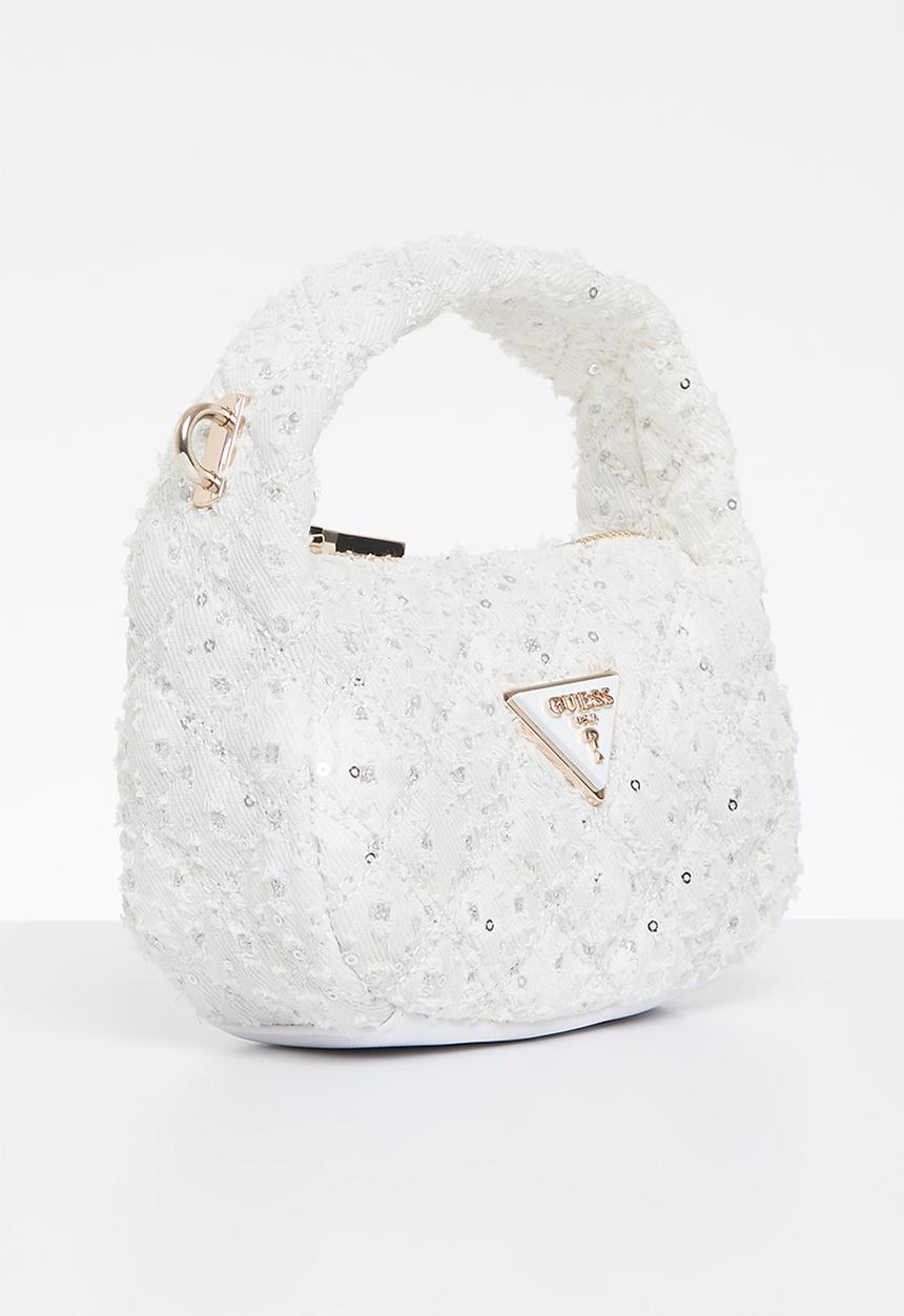 GUESS - Rianee quilt mini hobo - ivory
