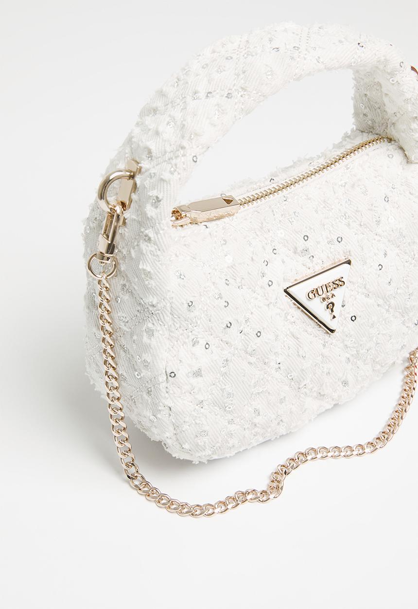 GUESS - Rianee quilt mini hobo - ivory