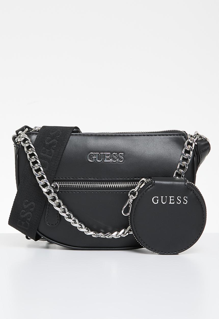 GUESS - Sylvester mini top zip - black