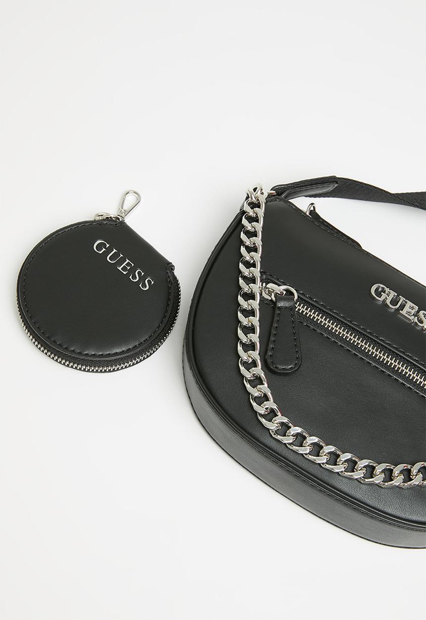GUESS - Sylvester mini top zip - black