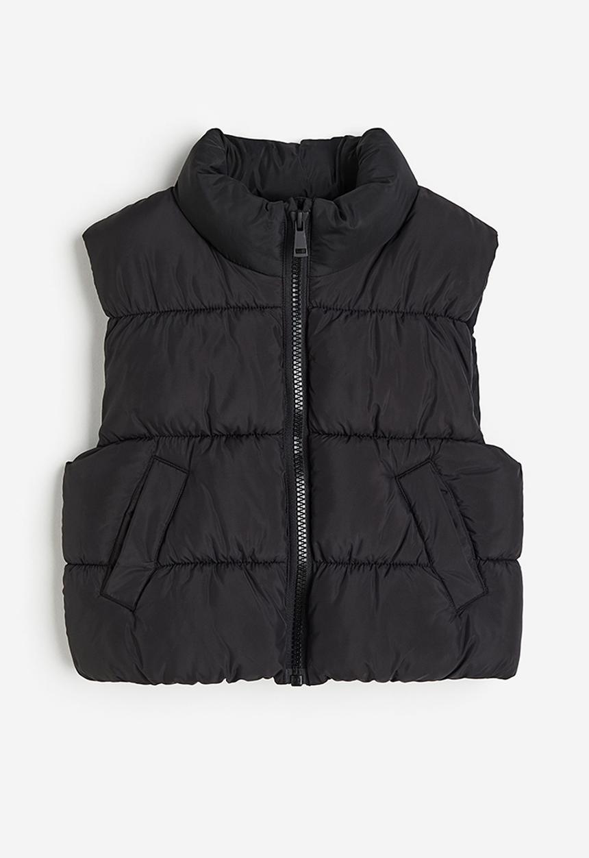 H&M - Puffer gilet - black