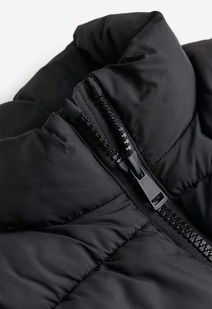 H&M - Puffer gilet - black