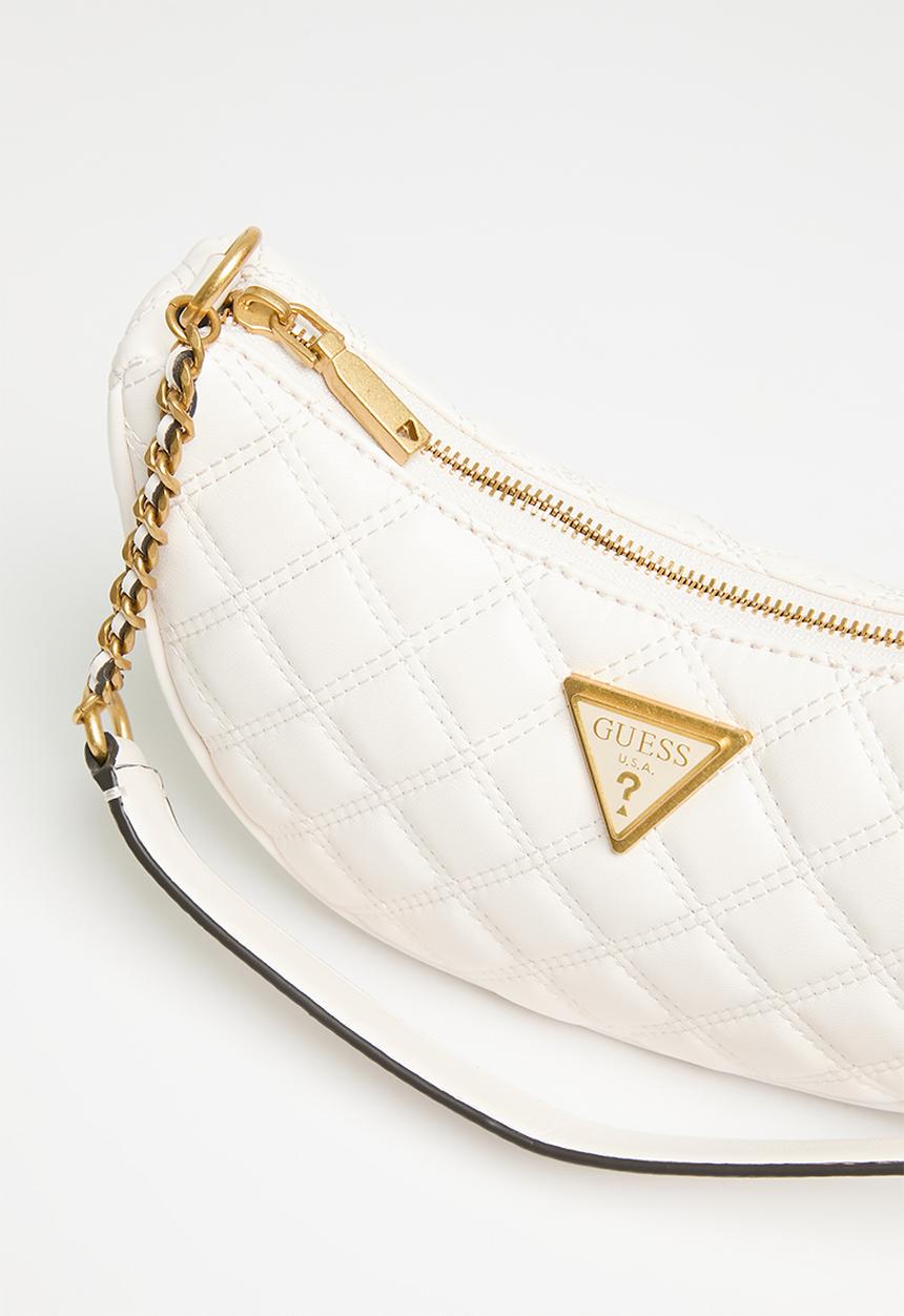 GUESS - Giully top zip shoulder - ivory