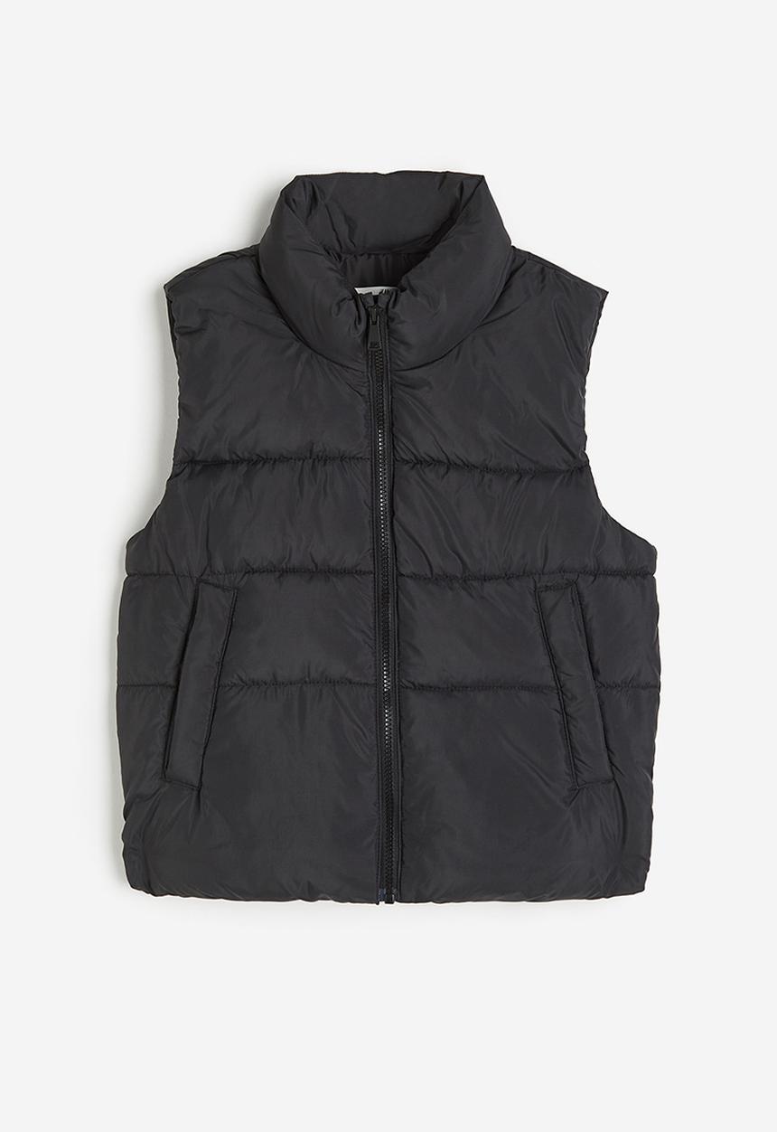 H&M - Puffer gilet - black