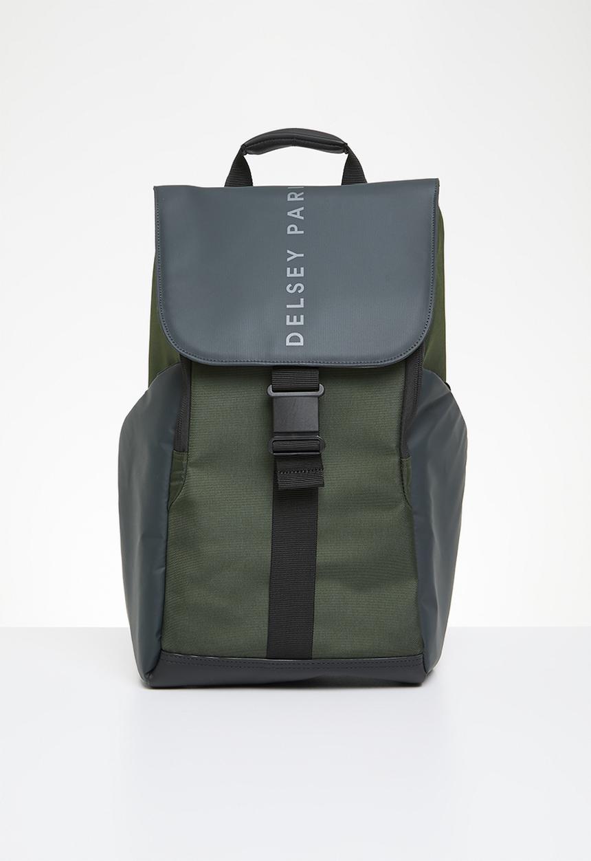 Delsey - Securflap 16" Backpack - Khaki