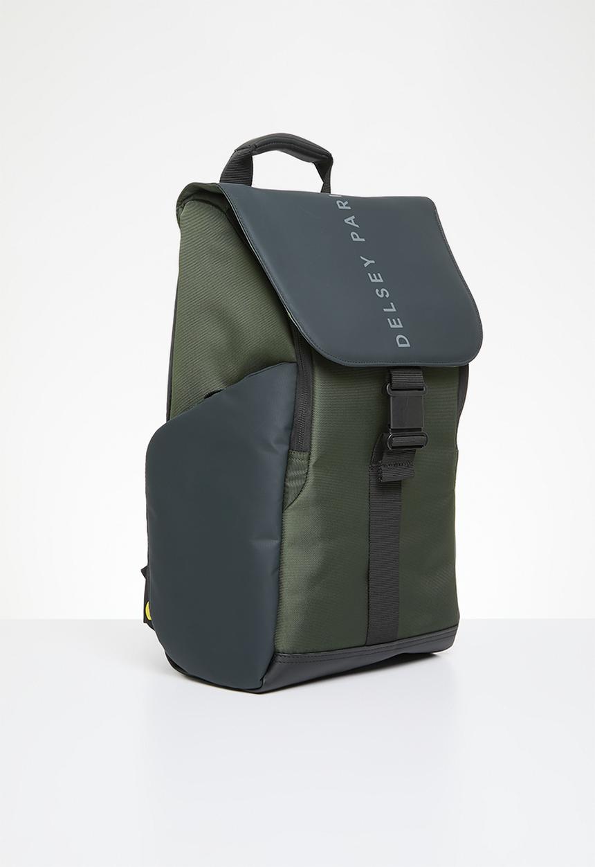 Delsey - Securflap 16" Backpack - Khaki