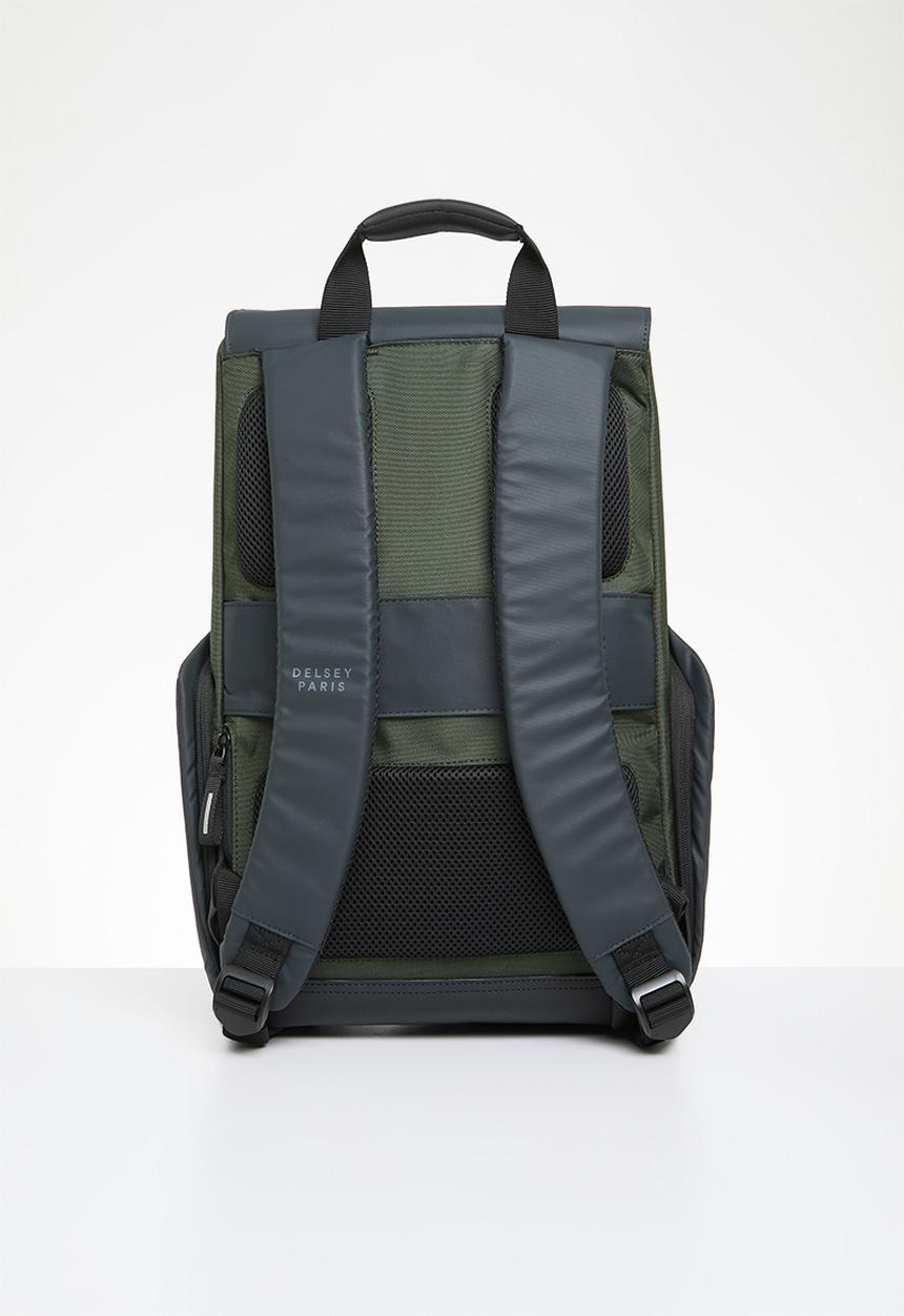Delsey - Securflap 16" Backpack - Khaki