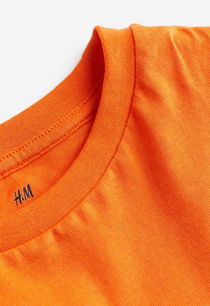 H&M - Cotton t-shirt - bright orange