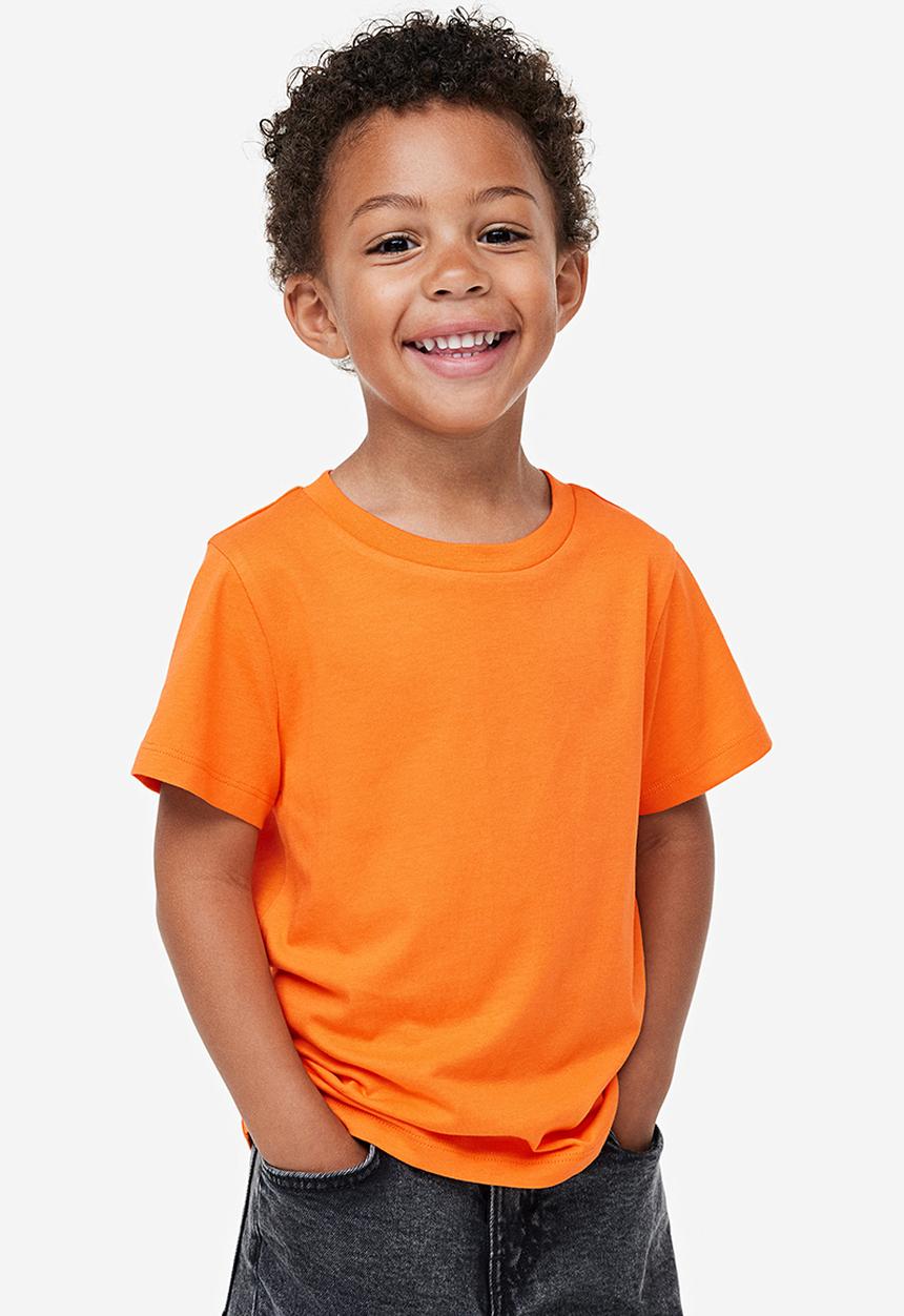 H&M - Cotton t-shirt - bright orange