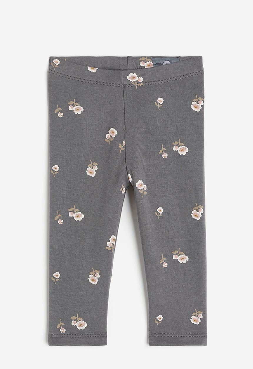 H&M - Brushed-inside leggings - grey, multi
