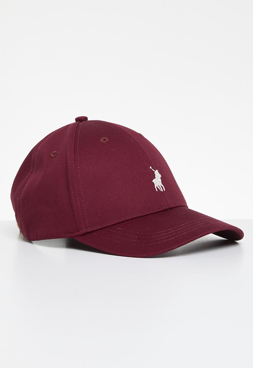 POLO - 6 panel peak classic - burgundy