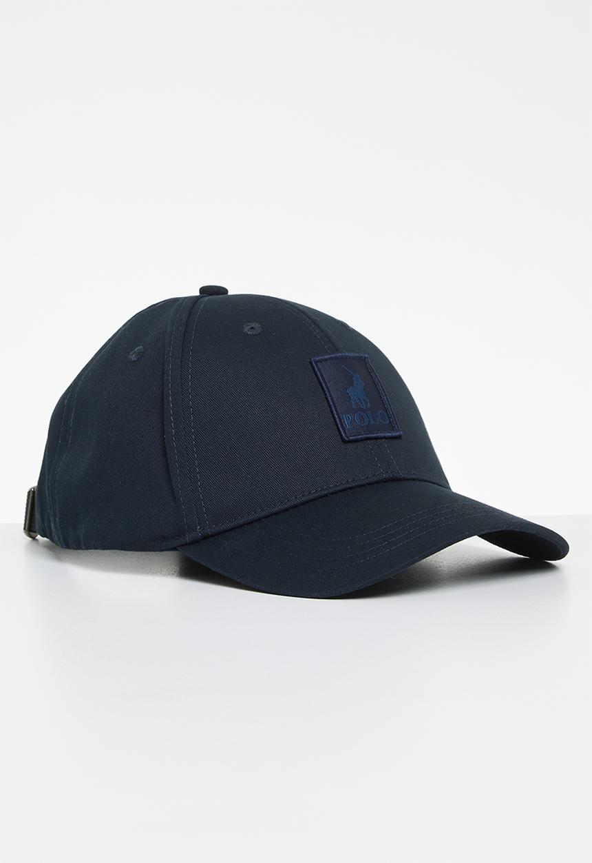 POLO - 6 panel badge peak - navy