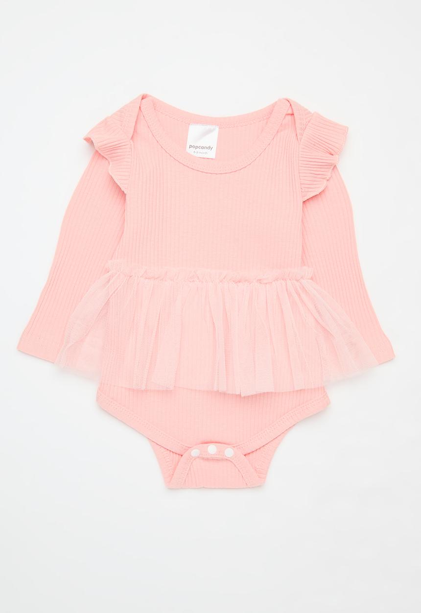 Pop Candy - Frilled bodyvest - pink