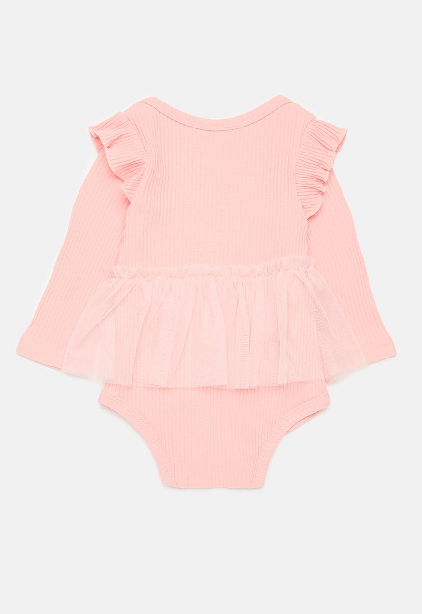 Pop Candy - Frilled bodyvest - pink