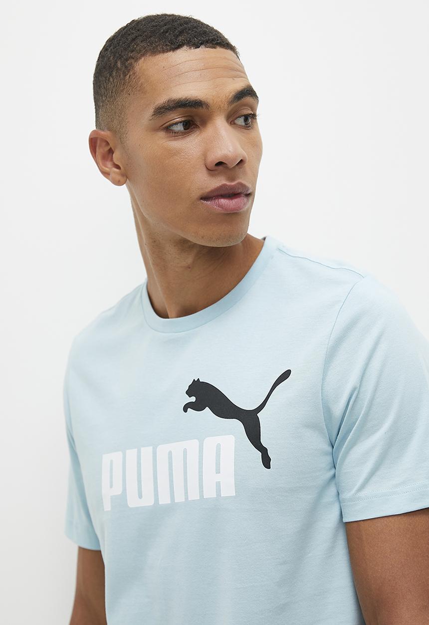 PUMA - ESS+ 2 Col Logo Tee - Turquoise Surf