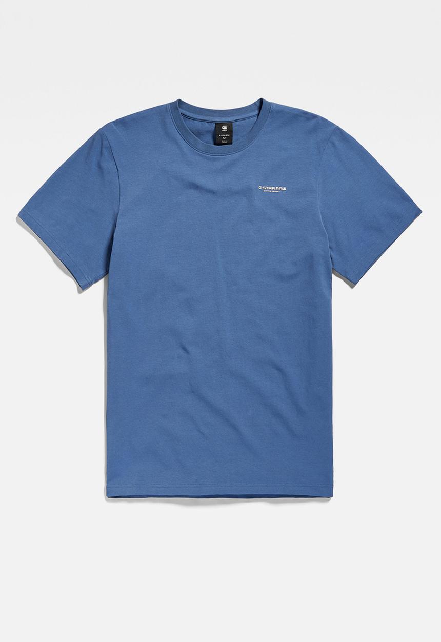 G-STAR - Slim base r t short sleeve compact stretch jersey - vintage indigo