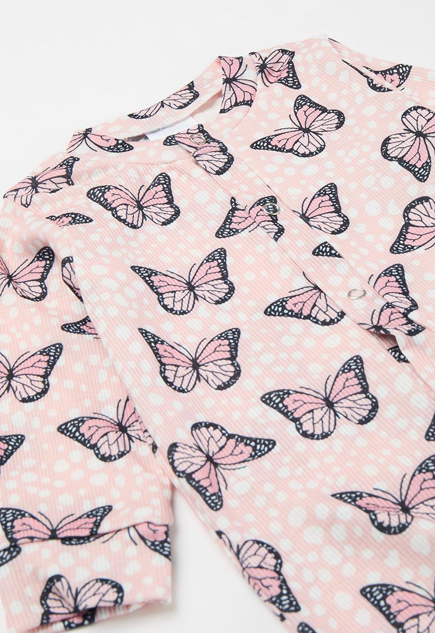 Pop Candy - Printed sleepsuit - pink
