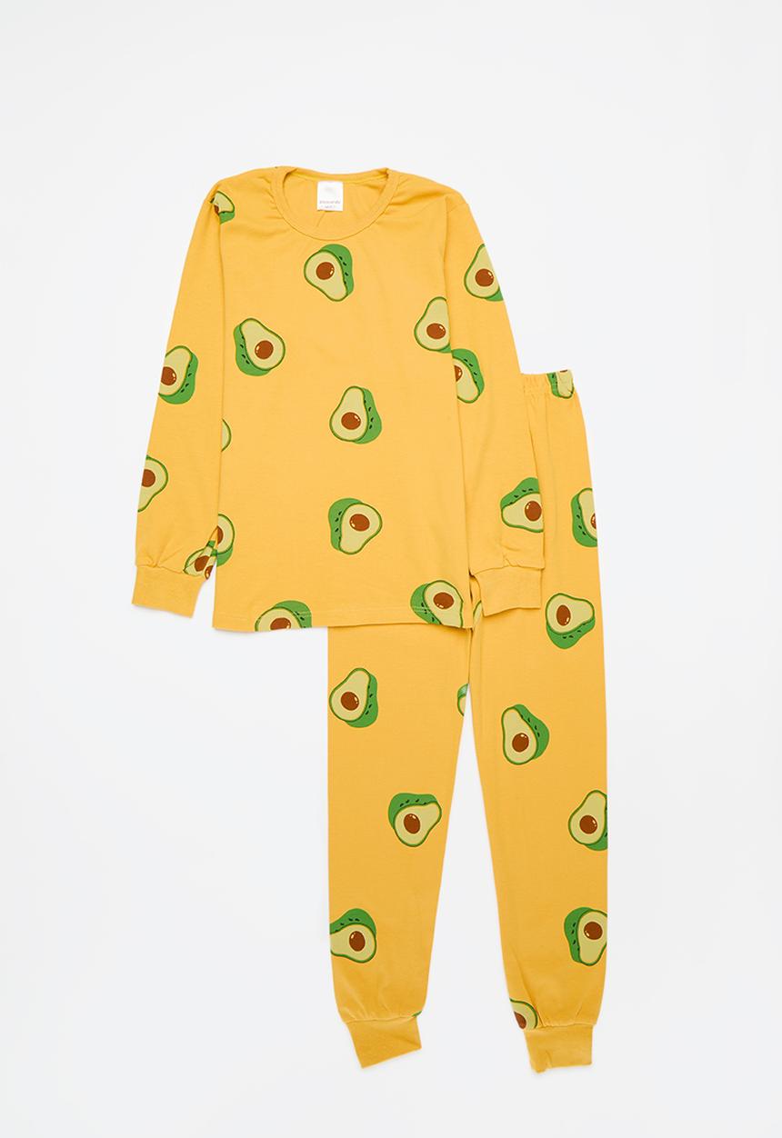 Pop Candy - Printed pj set - yellow