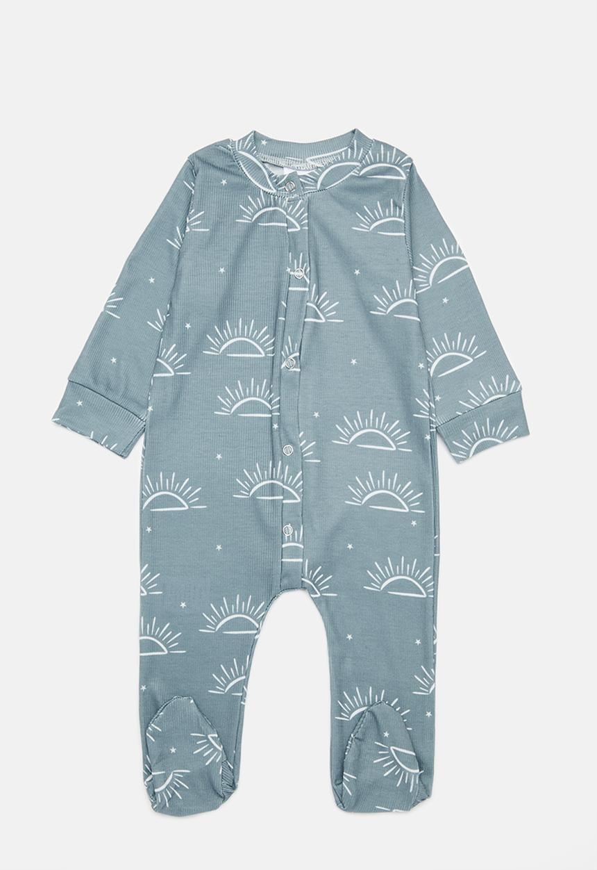 Pop Candy - Printed sleepsuit - blue
