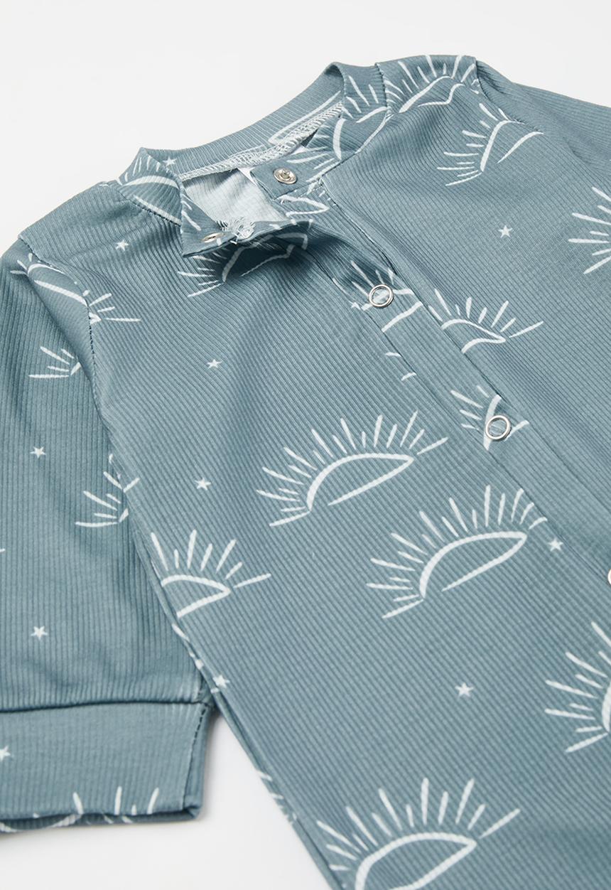 Pop Candy - Printed sleepsuit - blue