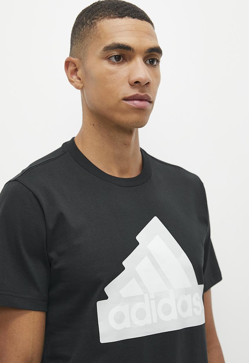 adidas Performance - Torn camo tee  - black