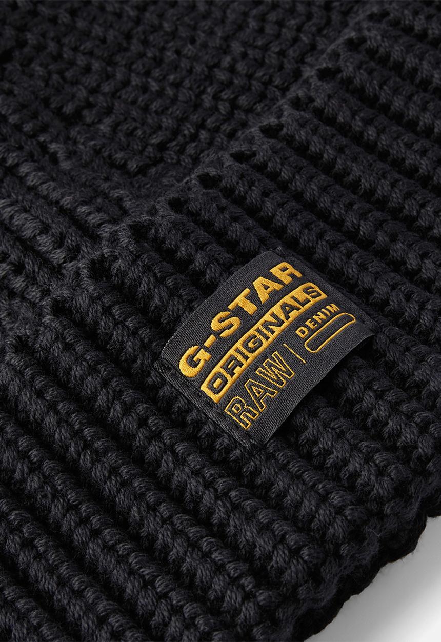 G-STAR - Originals fisherman beanie - dk black