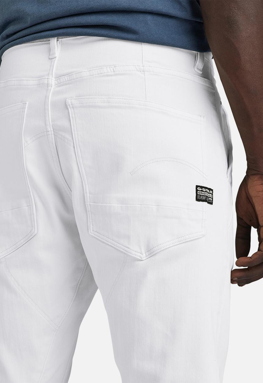 G-STAR - Kairori 3D Slim Elto superstretch rfd  - paper white gd