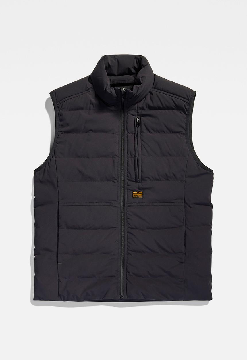 G-STAR - Foundation liner vest Zone stretch lite wr  - dk black