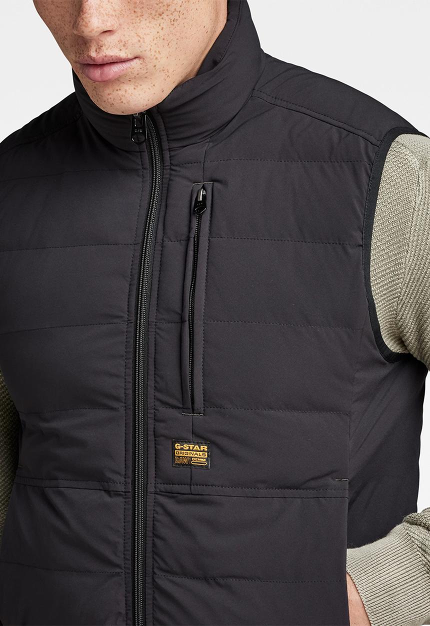 G-STAR - Foundation liner vest Zone stretch lite wr  - dk black