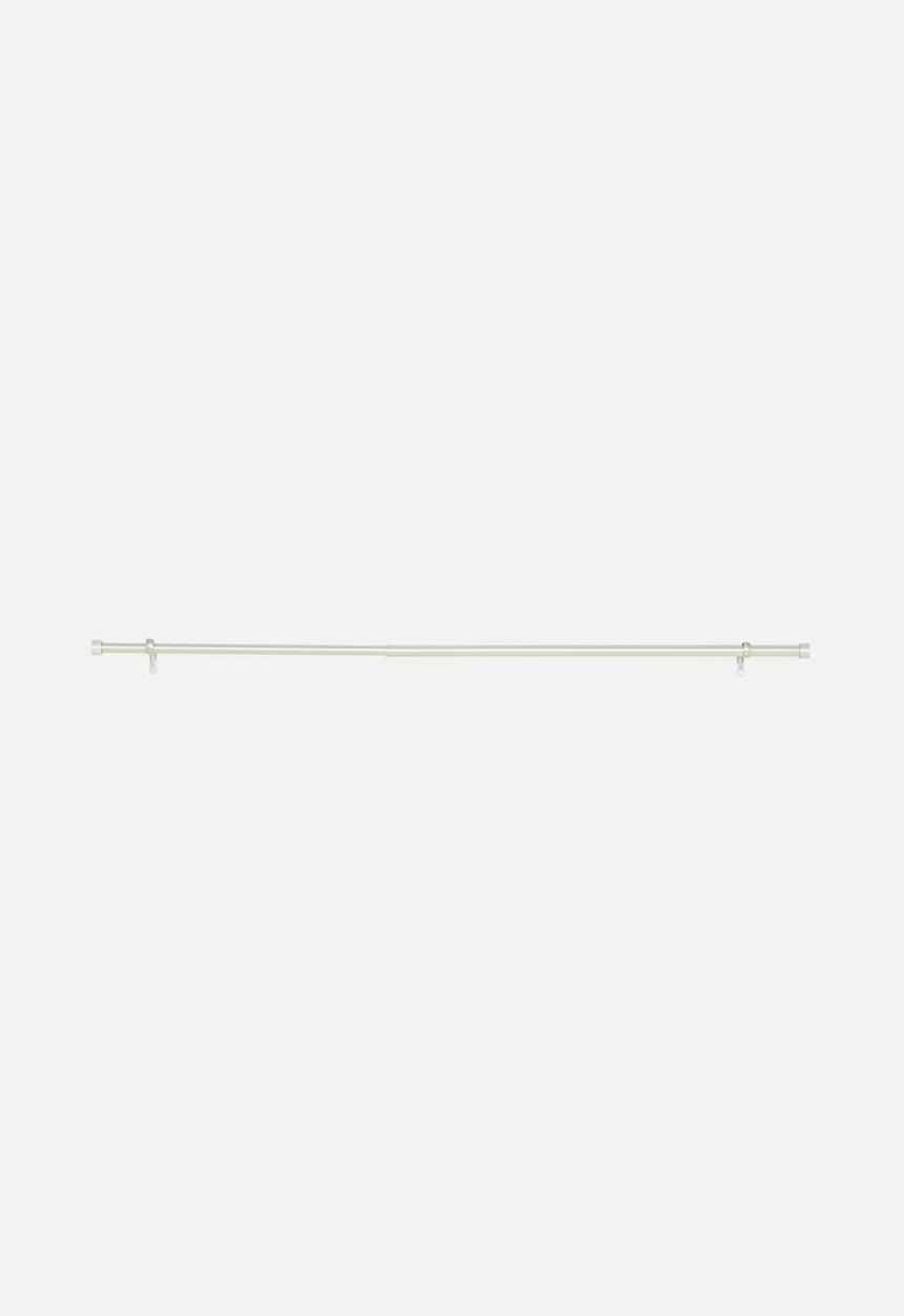 Umbra - CAPPA Expandable Single Curtain Rod Brushed Chrome 91-168cm