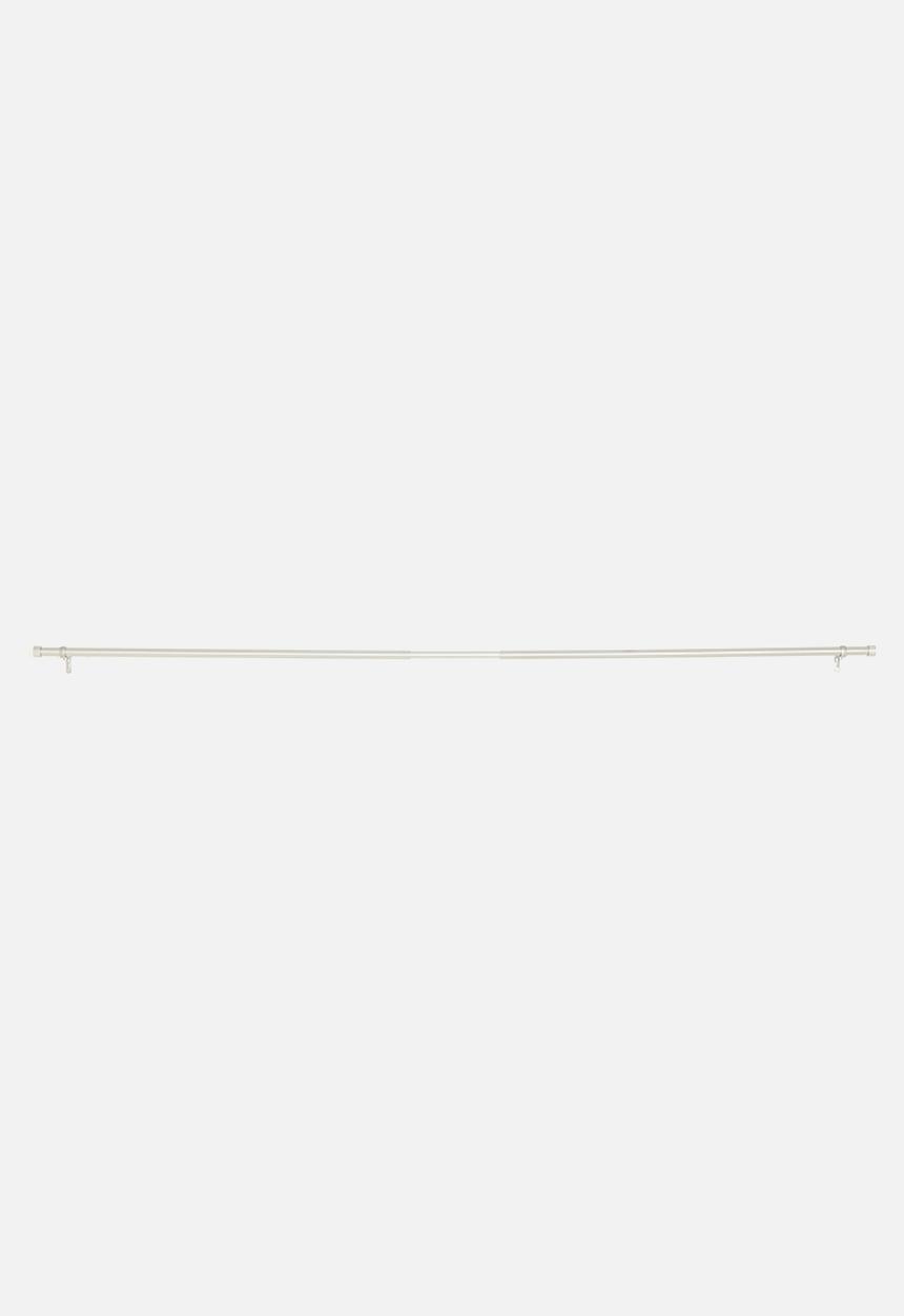 Umbra - CAPPA Expandable Single Curtain Rod Brushed Chrome 168-305cm
