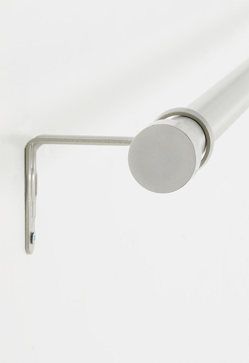 Umbra - CAPPA Expandable Single Curtain Rod Brushed Chrome 168-305cm