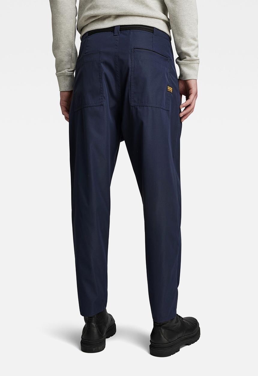 G-STAR - Pleated chino belt relaxed alpha stretch tech r wr  - salute